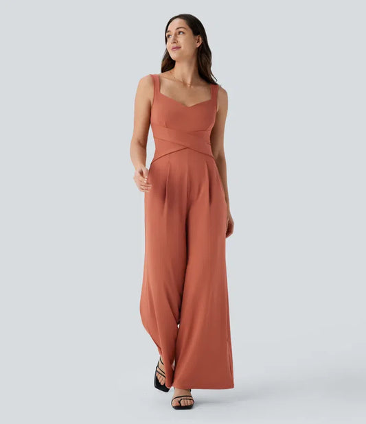 ColaSuit™ X | Backless casual dress with side pockets and X‑waist