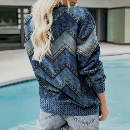 Vintage geometric sweatshirt